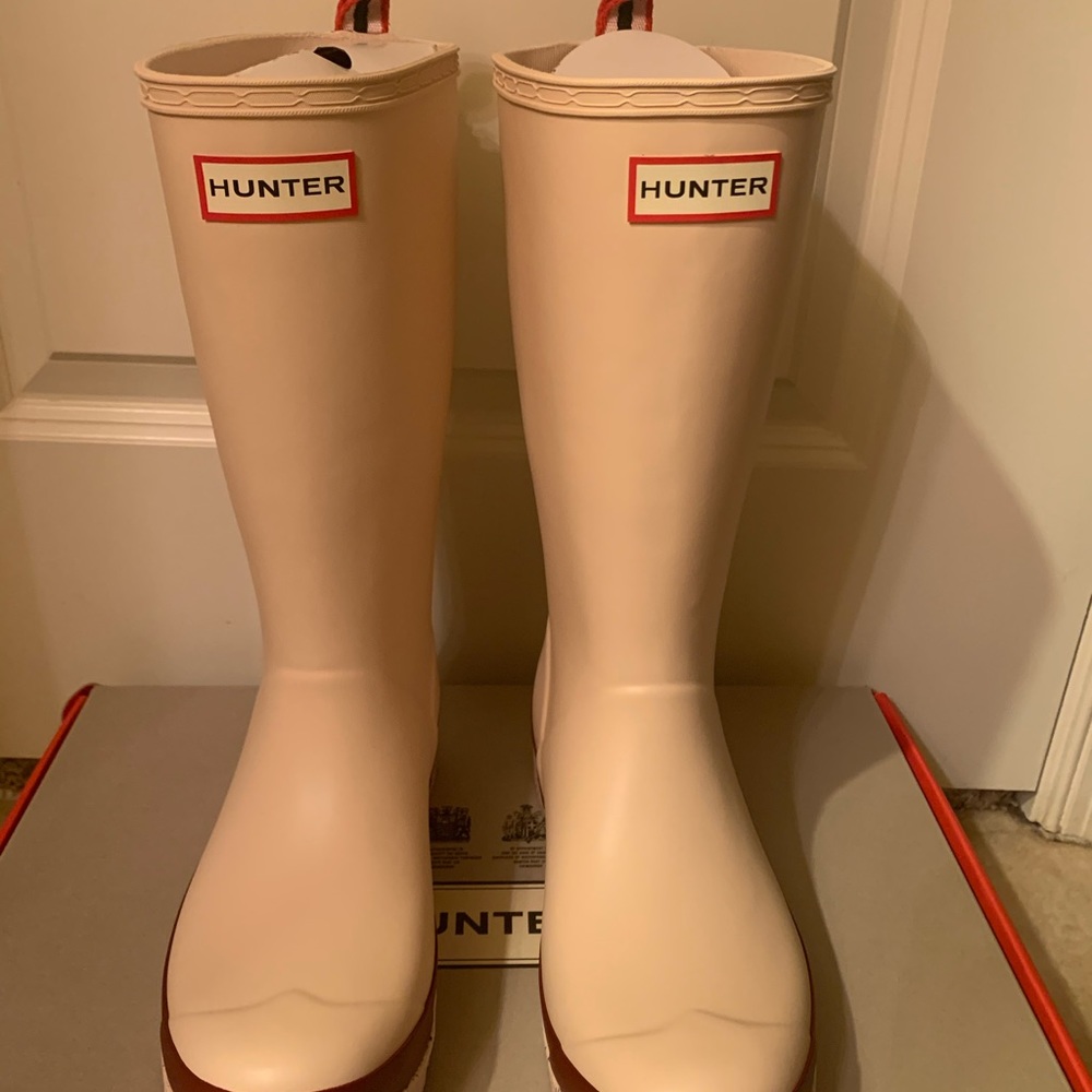 Hunter Play Tall Speckle Sole Wellington Boots